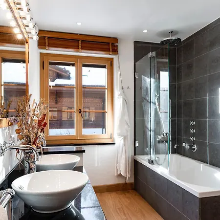 Beautiful Alpine Luxury Flat In Lägenhet Rougemont